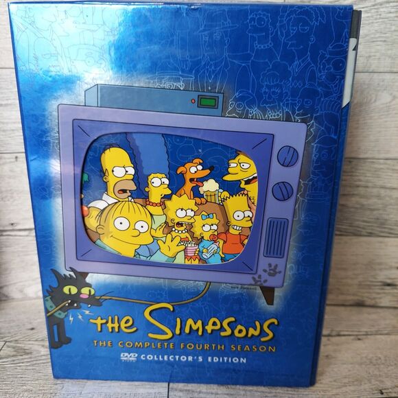 The Simpsons Complete Seasons 1-4 Box DVD Sets - USED: GOOD! 1 2 3 4 - Picture 5 of 16